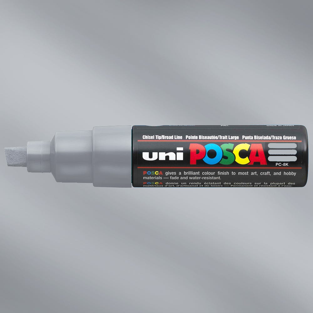 POSCA marker 8K 8mm Silver