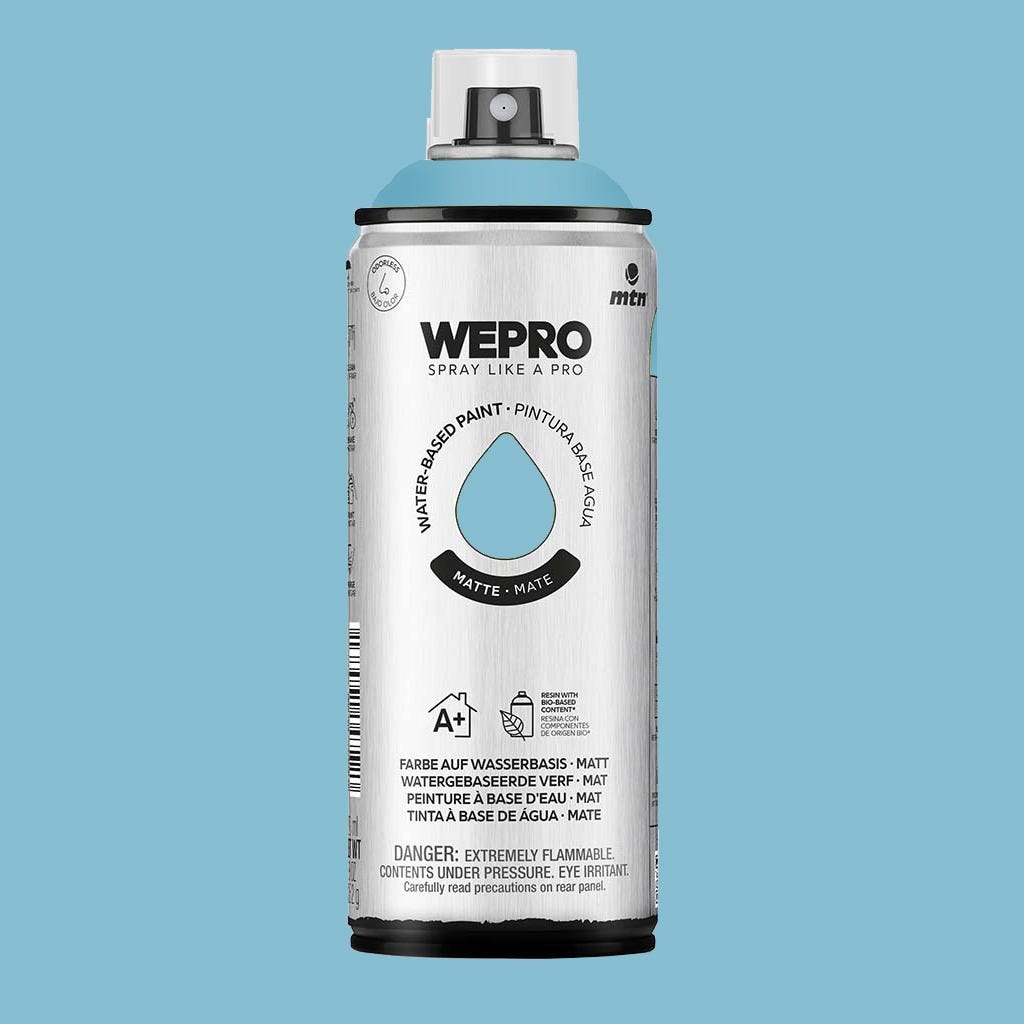 MTN waterbased sprayfärg Spell Blue 400ml