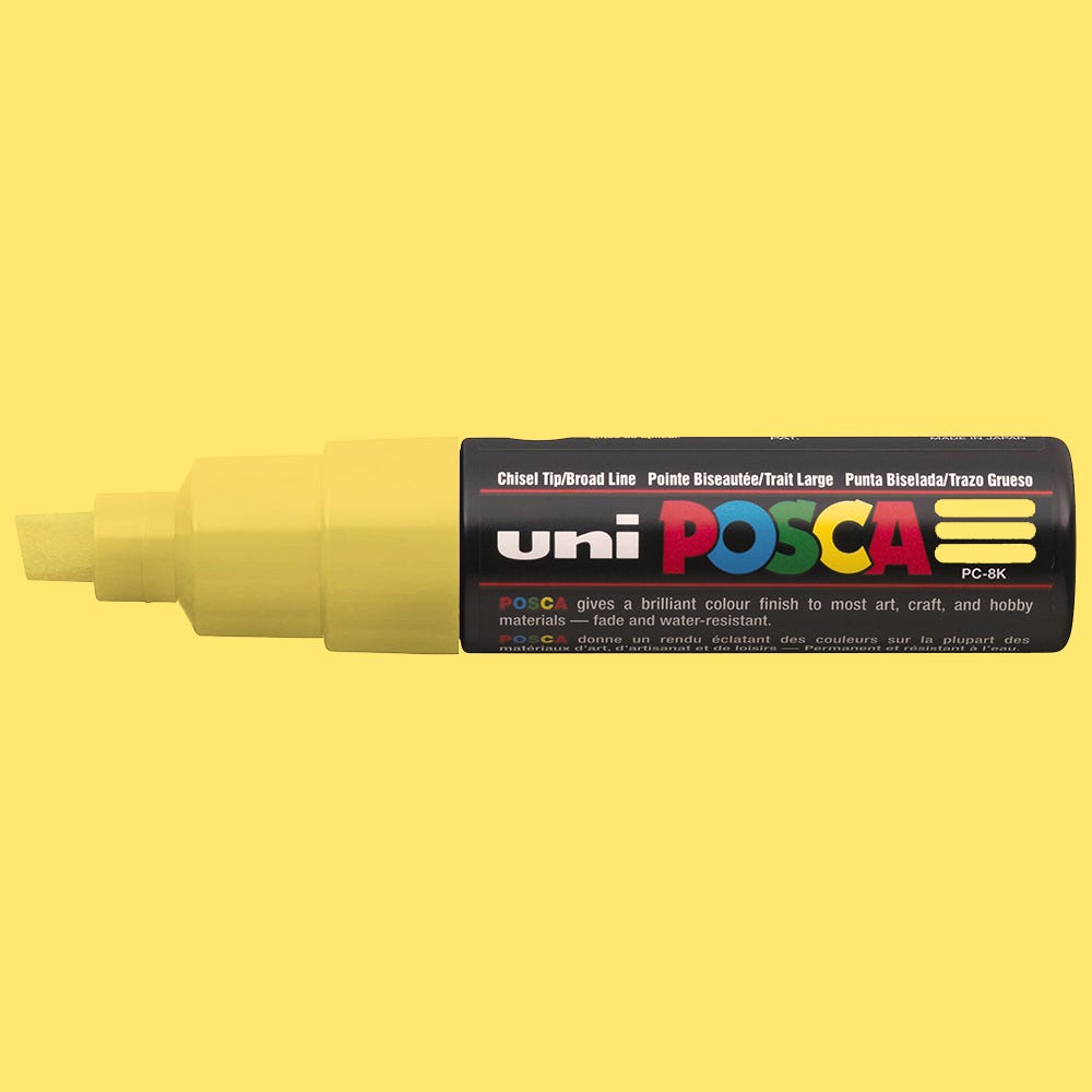 POSCA marker 8K 8mm Straw Yellow