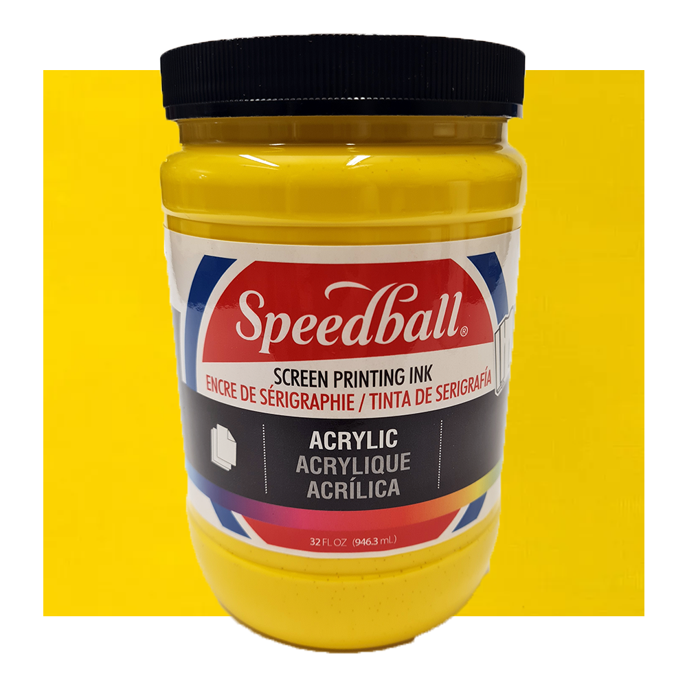 Acrylic Screentrycksfärg Speedball Medium Yellow 946ml